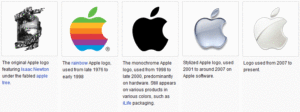 Logo Entwicklung Apple