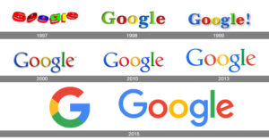 Logo Entwicklung Google